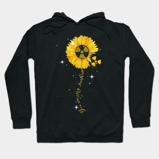 Radiologist Sunflower Hippie Gift For Rad Tech Lover Hoodie